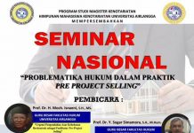 Ikatan Notaris Airlangga Gelar Seminar Tentang Praktek Pre-Project Selling