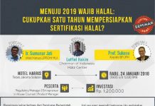 PRABU Gelar Seminar “Menuju 2019 Wajib Halal: Cukupkah Satu Tahun Mempersiapkan Sertifikasi Halal?”