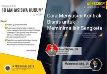 Lawyer Muda Selenggarakan Workshop Cara Menyusun Kontrak Bisnis Untuk Meminimalisir Sengketa
