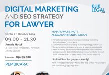 The 8th Legalpreneurship Series: “Digital Marketing and SEO Strategy for Lawyer”