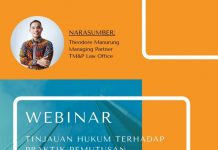 WEBINAR by TM&P Law Office: “Tinjauan Hukum terhadap Praktik Pemutusan Hubungan Kerja dalam masa Pandemi Covid-19” WEBINAR by TM&P Law Office: “Tinjauan Hukum terhadap Praktik Pemutusan Hubungan Kerja dalam masa Pandemi Covid-19”