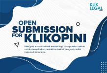 OPEN SUBMISSION FOR KLIKOPINI
