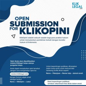 OPEN SUBMISSION FOR KLIKOPINI