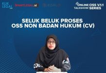Online Talkshow: OSS V.1.1 Series: “Seluk Beluk Proses OSS Non Badan Hukum (CV)” Online Talkshow: OSS V.1.1 Series: “Seluk Beluk Proses OSS Non Badan Hukum (CV)”
