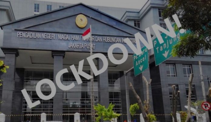 PN Jakarta Pusat Kembali Lockdown