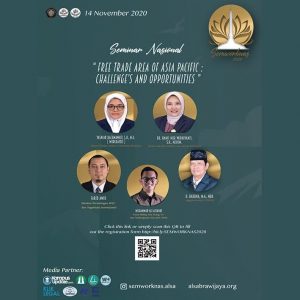 SEMINAR NASIONAL ALSA INDONESIA 2020 "Free Trade Of Asia Pacific : Challenges and Opportunities"