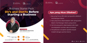 webinar: “Business Starter Pack: Do’s and Don'ts Before Starting a Business”