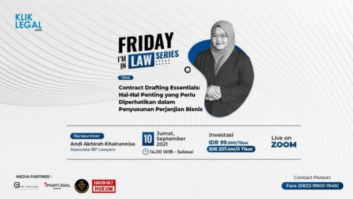 Contract Drafting Essentials Hal-hal Penting yang Perlu Diperhatikan Dalam Penyusunan Perjanjian Bisnis Contract Drafting Essentials Hal-hal Penting yang Perlu Diperhatikan Dalam Penyusunan Perjanjian Bisnis