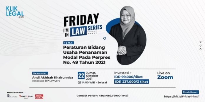 Peraturan Bidang Usaha Penanaman Modal Pada Perpres No.49 Tahun 2021