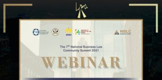 Webinar Pre-Event NBLC Summit 2021 dengan judul “Perubahan Iklim Investasi Atas Berlakunya UU No.11 Tahun 2020 tentang Cipta Kerja Terhadap Foreign Direct Investmen di Tengah Percepatan Pertumbuhan Ekonomi Nasional"