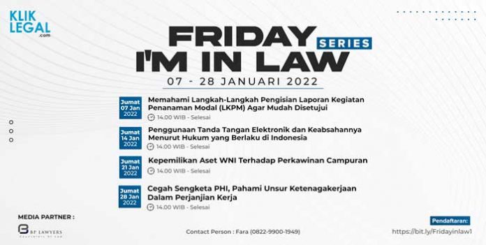 Friday I'm In Law Series