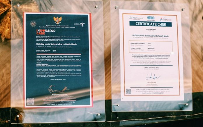 Meningkatnya Kasus Covid-19, Kemenparekraf Berlakukan Sertifikat CHSE Sektor Pariwisata di Masa Pandemi