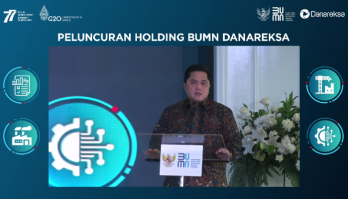 Menteri BUMN Luncurkan Holding Danareksa