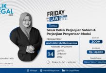 Friday I’m In Law Series “Seluk Beluk Perjanjian Saham & Perjanjian Penyertaan Modal”