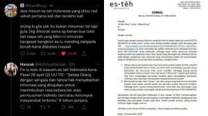 Somasi Es Teh Terhadap Pelanggan Akibat Kritik Minuman Dinilai Berdampak Pada Reputasi Brand