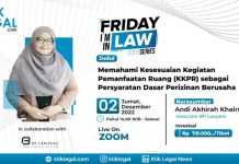 Friday I’m In Law Series ”Memahami Kesesuaian Kegiatan Pemanfaatan Ruang (KKPR) sebagai Persyaratan Dasar Perizinan Berusaha”