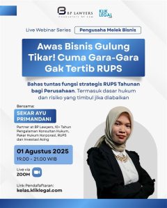 Awas Bisnis Gulung Tikar! Cuma Gara-gara Gak Tertib RUPS!
